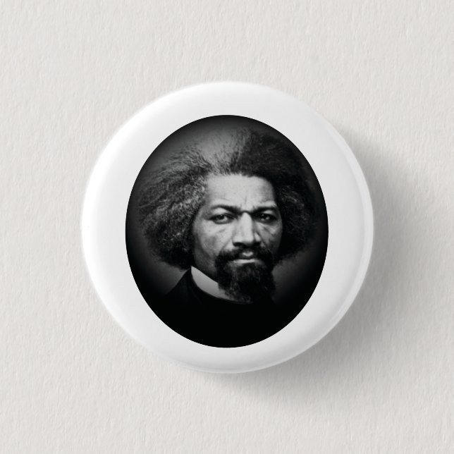 Frederick Douglass 3 Cm Round Badge (Front)