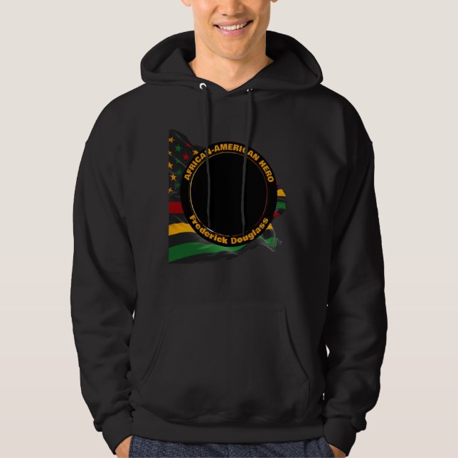 FREDERICK DOUGLASS Black History Month  Hoodie (Front)