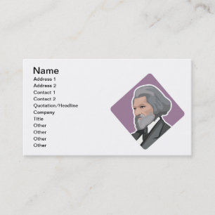 Frederick Douglass Business Card