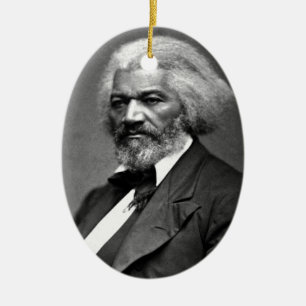 Frederick Douglass Ceramic Tree Decoration