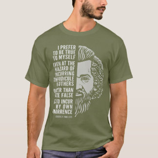 Frederick Douglass Inspirational Quote True To T-Shirt