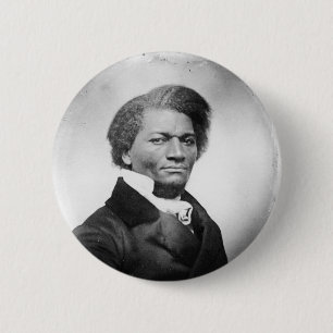 Frederick Douglass Portrait  ~ 1847 6 Cm Round Badge