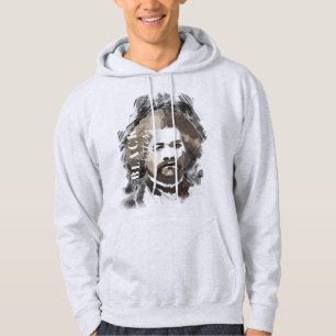 Frederick Douglass Watercolor Painting Hoodie