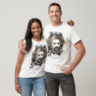 Frederick Douglass Watercolor Painting Portrait T-Shirt