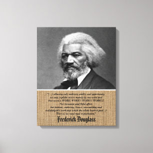 Frederick Douglass Work Perfection Quote Cv Canvas Print
