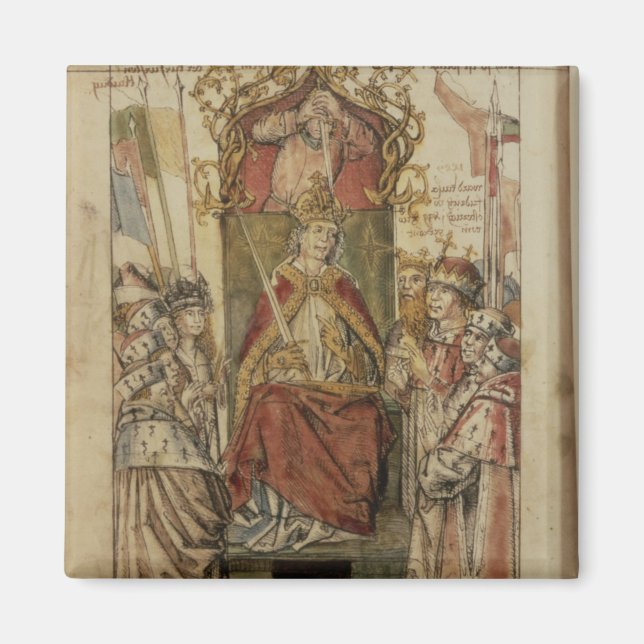 Frederick III surrounded by Prince Electors Magnet (Front)