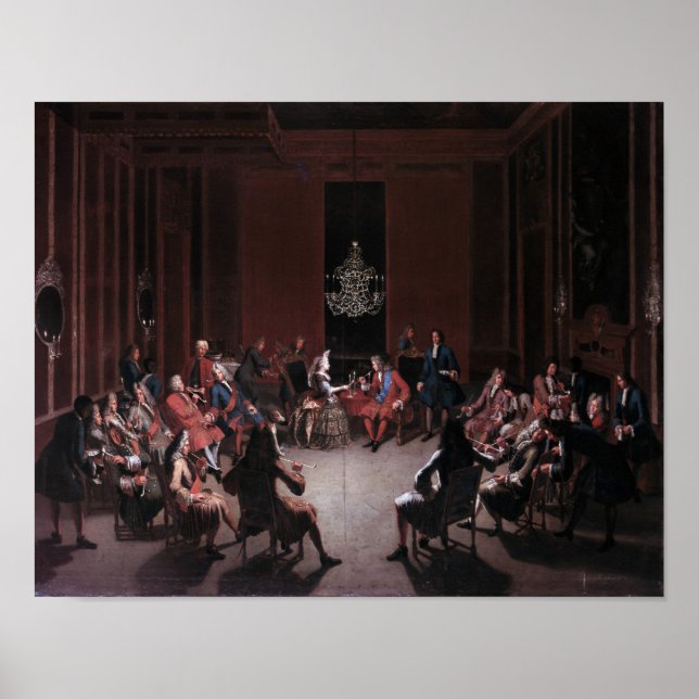 Frederick I's Tobacco College in the Berliner Poster (Front)