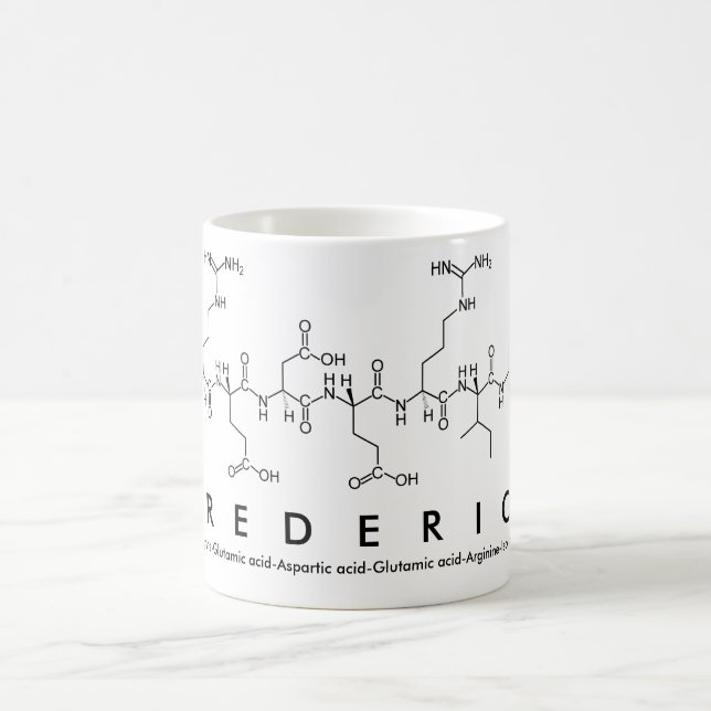 Frederick peptide name mug (Center)