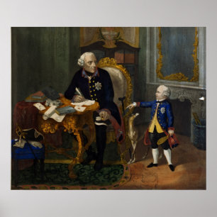 Frederick the Great and his Grandnephew Poster