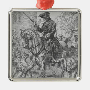 Frederick the Great of Prussia Metal Tree Decoration