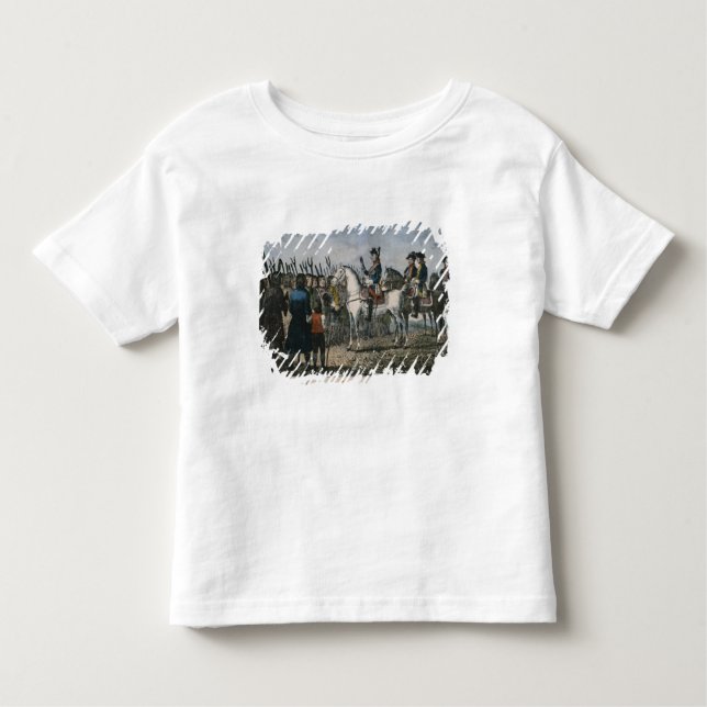 Frederick the Great with the farmers Toddler T-Shirt (Front)