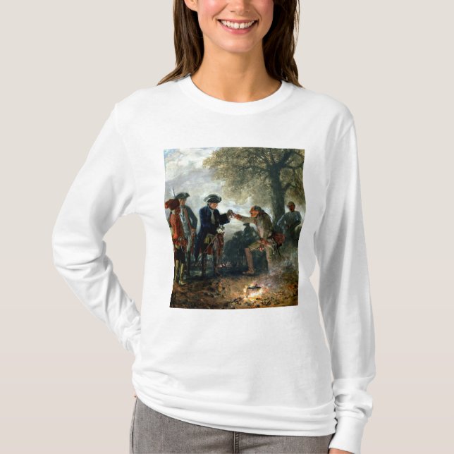 Frederick the Great  with Zieten at the Camp T-Shirt (Front)