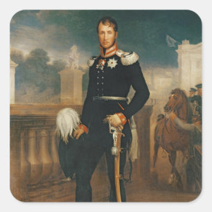 Frederick William III, King of Prussia Square Sticker