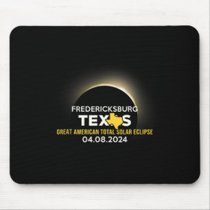 Fredericksburg Solar Eclipse 2024 Totality April 8 Mouse Pad