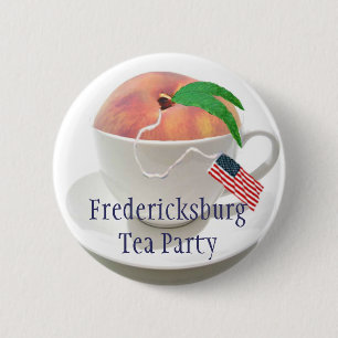 Fredericksburg Tea Party 6 Cm Round Badge