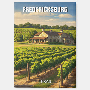 Fredericksburg Texas Travel Magnet