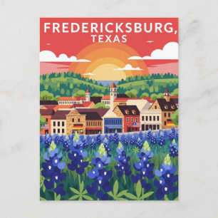 Fredericksburg Texas Travel Postcard