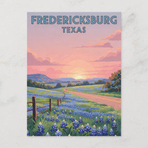 Fredericksburg Texas Travel Postcard