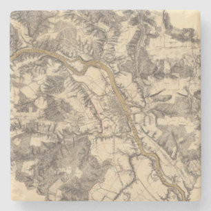 Fredericksburg, Virginia Stone Coaster