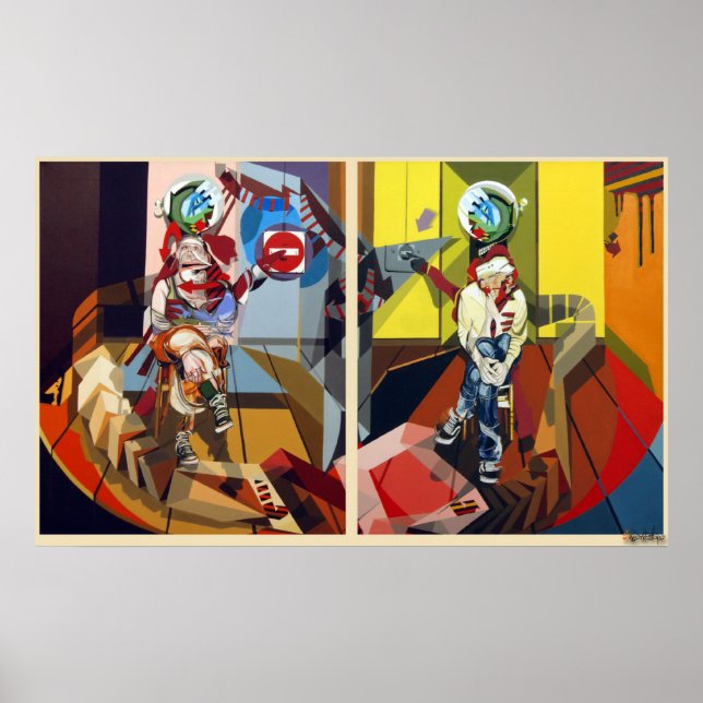 Frederik Bellanger femme&homme jambes croisees Poster (Front)