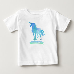 Fredlandia Unicorn Toddler Ruffle Dress Baby T-Shirt