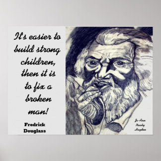 FREDRICK DOUGLASS QUOTE POSTER