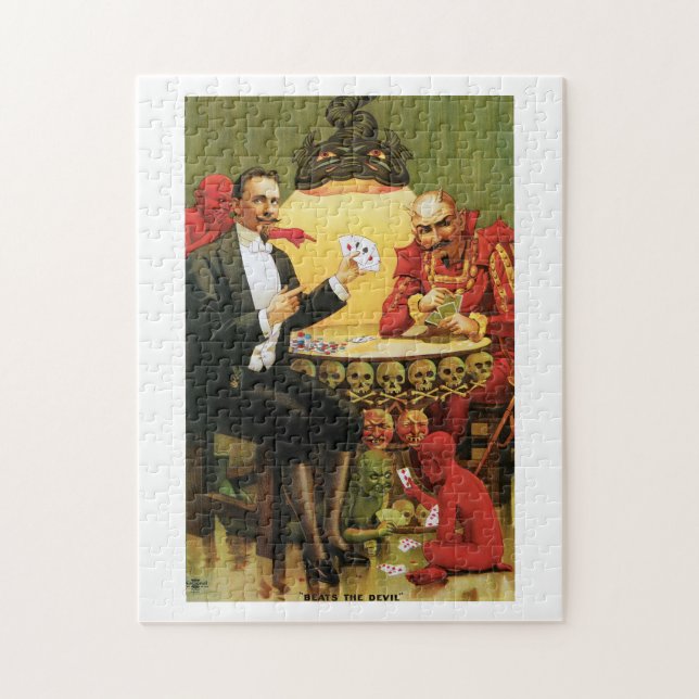 Fredrik The Great ~ Magician Vintage Magic Jigsaw Puzzle (Vertical)