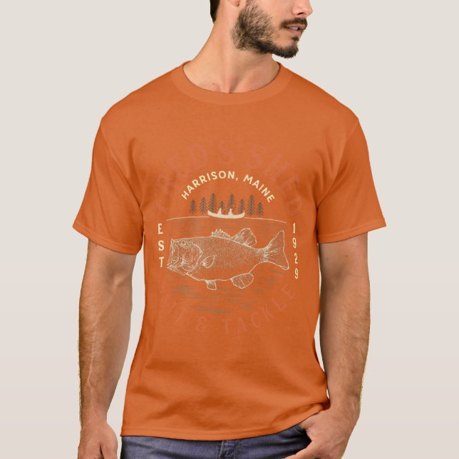 Freds Shed Bait Tackle T-Shirt (Front)