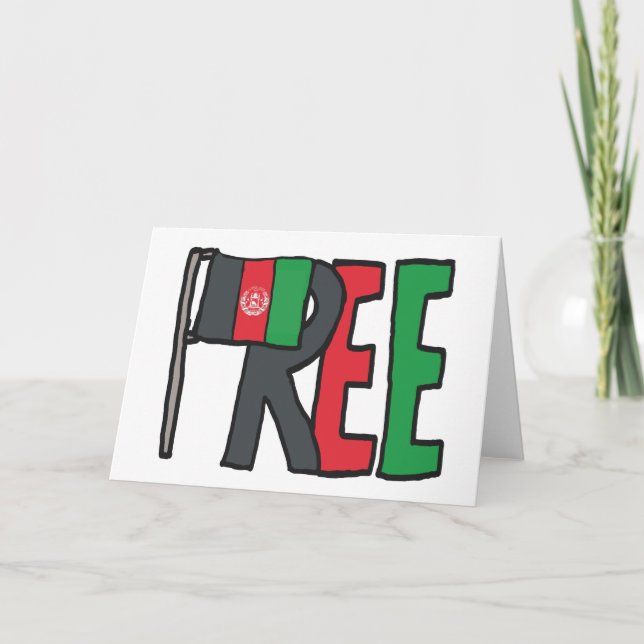 Free Afghanistan Card (Front)