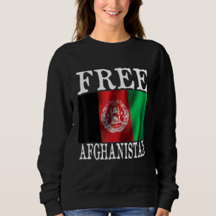 Free Afghanistan Flag Black Sweatshirt