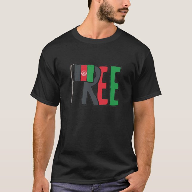 Free Afghanistan T-Shirt (Front)
