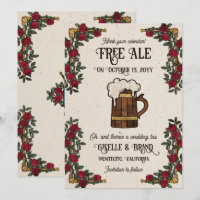 Free Ale Red Roses RPG Themed Wedding