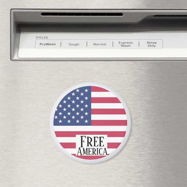 Free America Magnet (In Situ (Dishwasher))