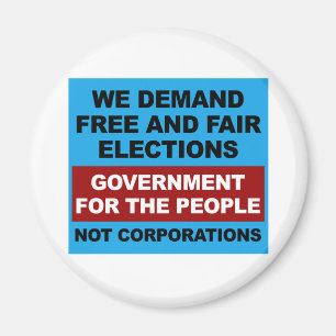 Free and Fair Elections Magnet