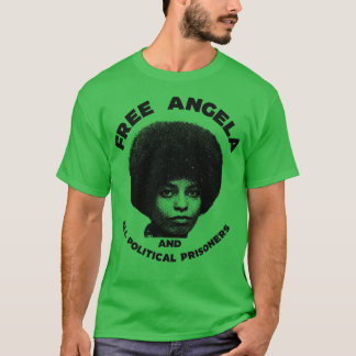 Free Angela Davis Civil Rights Warrior Tribute T-Shirt