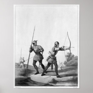 Free archers during the reign of Louis XI Poster