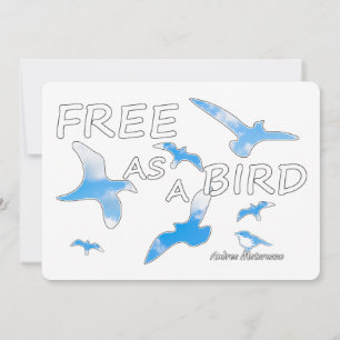 Free as a Bird 2 Invitation