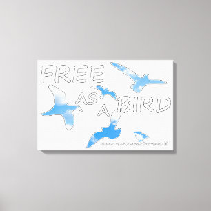 Free as a Bird  Canvas Print