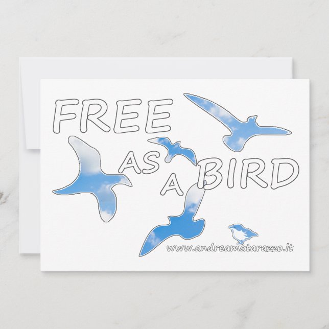 Free as a Bird   Card (Front)