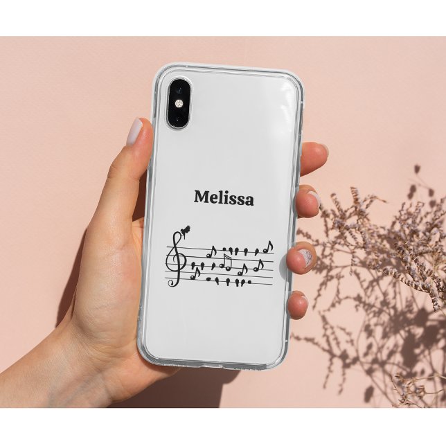 Free as a bird, song birds acting as musical notes Case-Mate iPhone case (Creator Uploaded)