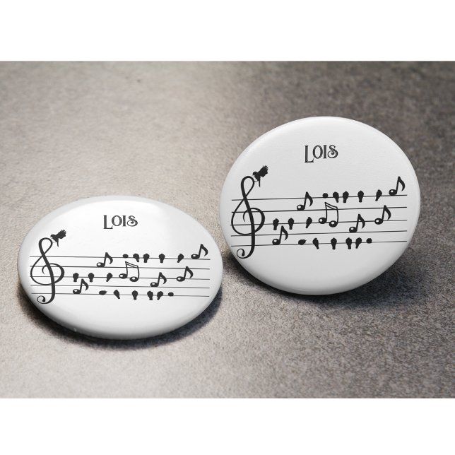 Free as a bird, song birds notes customisable magnet (Creator Uploaded)