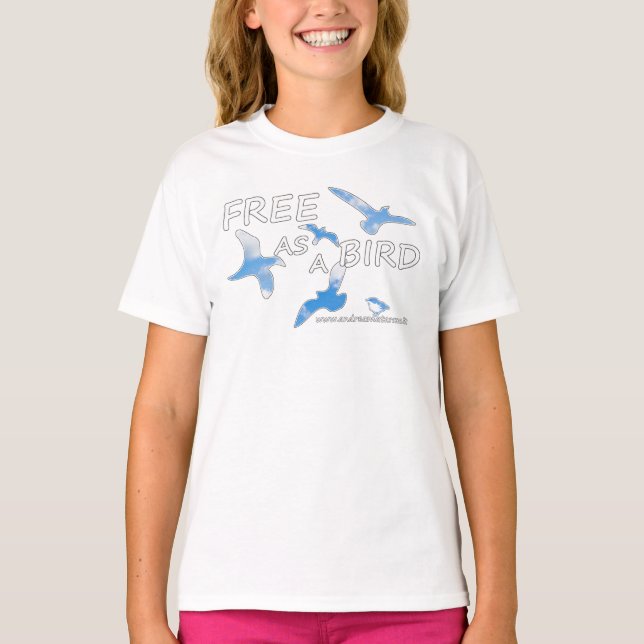 Free as a Bird   T-Shirt (Front)