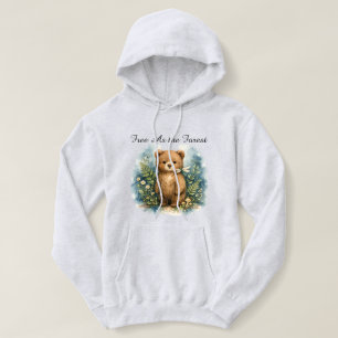 Free As the Forest Bear Hoodie - Woodland
