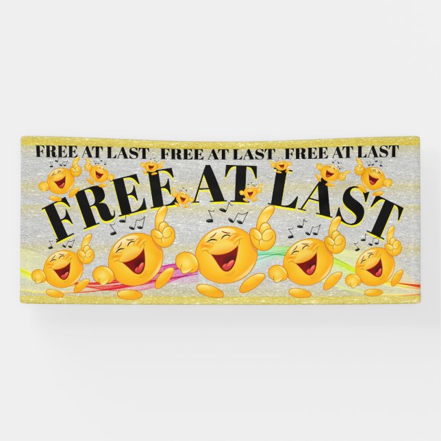FREE AT LAST Banner (Horizontal)