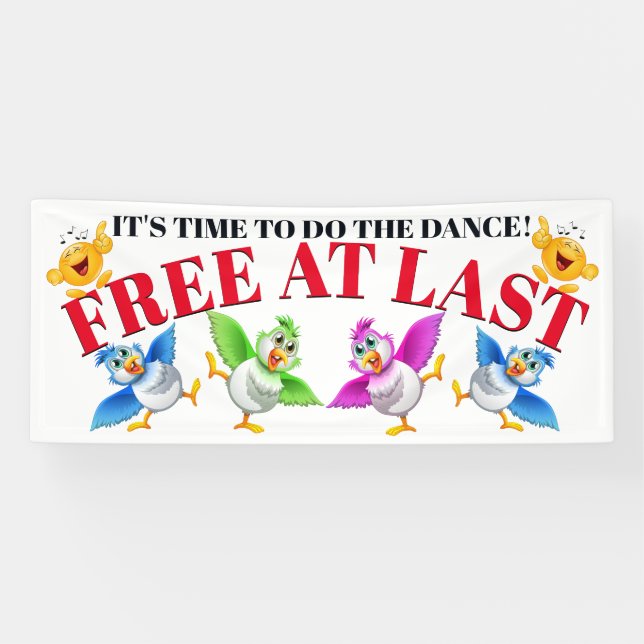 FREE AT LAST Banner (Horizontal)