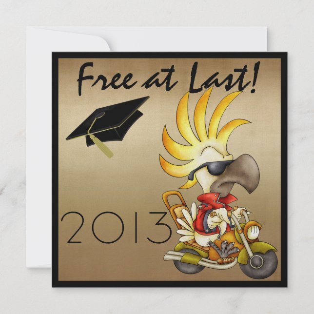 Free at Last Biker - SRF Invitation (Front)