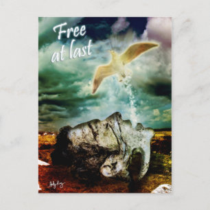 Free at Last - Postcard