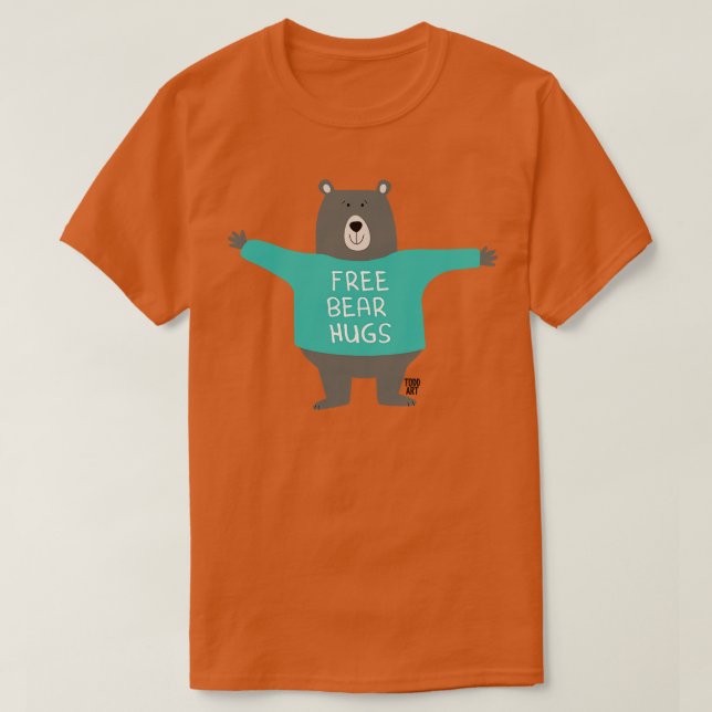 FREE BEAR HUGS T-Shirt (Design Front)
