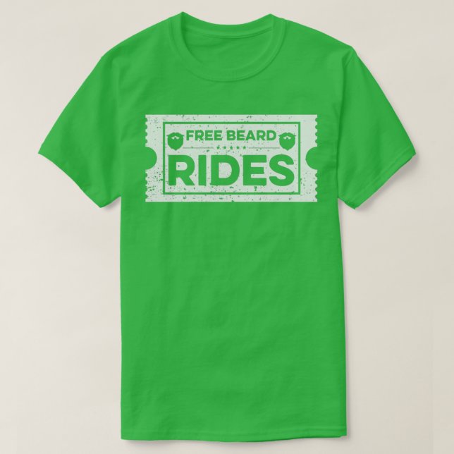 FREE BEARD RIDES Classic TShirt (Design Front)