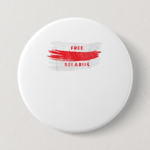 Free Belarus Vintage White Red Old Flag Pagonya 7.5 Cm Round Badge